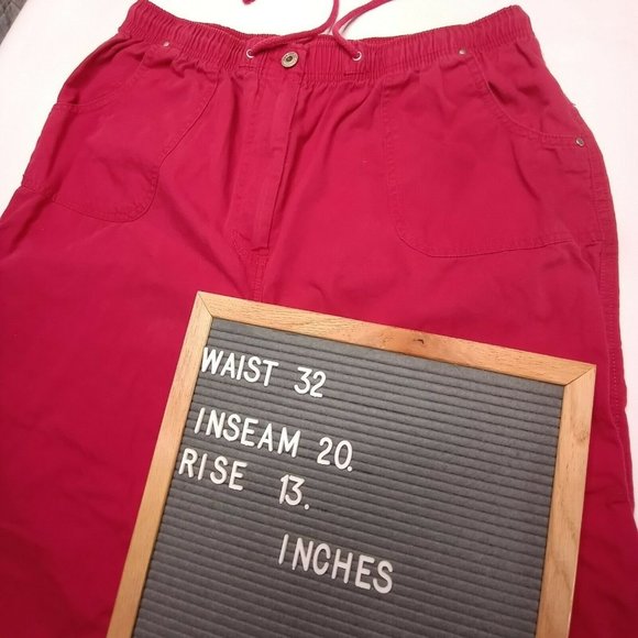 Jenny Buchanan Womens Size 14 Pink  Capri Pants With Drawstring - Picture 6 of 6